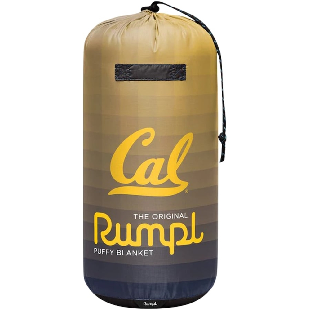 Cal Puffy Blanket - Gold and Black